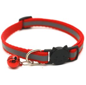 Colliers de chien réfléchissants réglables colliers pour animaux de compagnie avec cloches collier de charme collier pour petits chiens colliers de chat fournitures pour animaux de compagnie SN5142