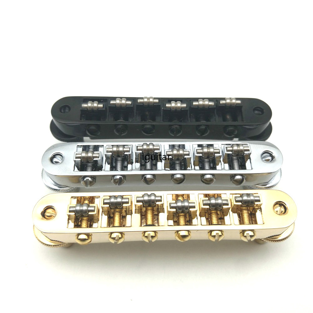 Adjustable Roller Saddle Tune-O-Matic Bridge with Screws Guitar Bridge in stock