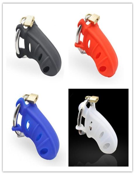 Dispositif masculin médical en Silicone souple de taille réglable, anneau de pénis, Cage à coq, serrure de virginité, serrure/ceinture, anneau de coq CP3109598782