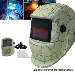 Freeshipping Verstelbare Solar Auto Donkering Welder Mask Protect Head-Mounted Lassenhelm voor het slijpen