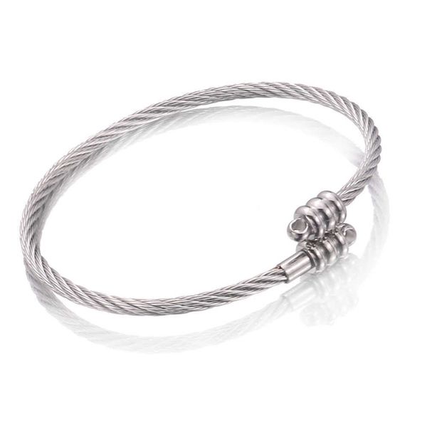 Chaînes en spirale réglables pour bricolage femme Bracelets fabrication de bijoux composants faits à la main breloques en acier inoxydable résultats de bijoux Q0719