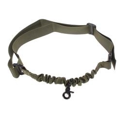 Ajustement tactique à pistolet à pistolet multitifonction à fusil élastique à pistolet à élastification en nylon Airsoft Sling Gun pour chasse à l'armée militaire Green2994327