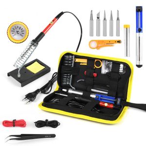 Verstelbare temperatuur elektrisch soldeerbout Iron Lasing Tool Kit 15 stuks Brits en Amerikaanse 908 60W Luotie frame