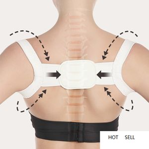 Verstelbare therapie Houding Corrector Shoulder Support Back Brace Houding Correctie Back Ondersteuning Schouder Belt Massager Tool