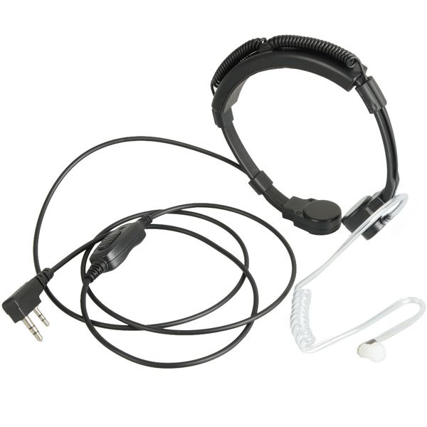 Auricular de micrófono de garganta ajustable para Baofeng UV5R/5RA G00137