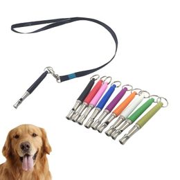 Sifflet supersonique à haute fréquence pour chien de compagnie, réglable, contrôle des aboiements, entraînement pour chiot, dissuasion