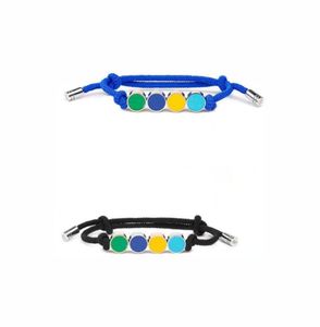 Pulseras de encanto de suerte unisex ajustable para parejas retro de lujo pulseras de joyas de joyas de moda hombres y mujeres sonriendo facetas pulseras pulseras