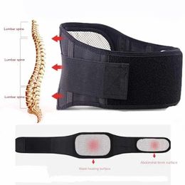 Verstelbare taille toermalijn zelfverwarming magnetische therapie rugtaillestriem lumbale brace massageband taille back care