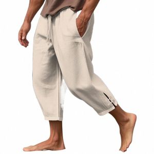Pantalon de taille réglable Pantalon court avec cordon de serrage pour hommes avec taille élastique Entrejambe profonde Doux Respirant Été pour Vacati s4ST #