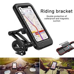 Verstelbare Waterdichte Fietshouder Universele Motorfiets Fiets Stuur Mobiele Telefoon Ondersteuning Mount Bracket Smartphone