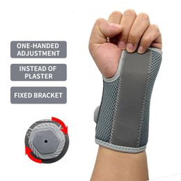 Suporte de pulso ajustável cinta tala artrite compressão bandagem para ginásio esportes proteção segurança alívio da dor articular 240112