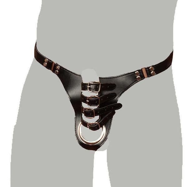 Ajustable y sustancia de piel Panty C-string Tanga con anillo para pene hombre fetiche banda limpieza hombres ropa en sexo mujeres