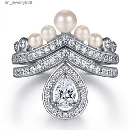 ADODO sieraden witgouden sieraden 14k moissanite ring middensteen stralende gesneden vorm bague de mariage en of pur moissanite ring