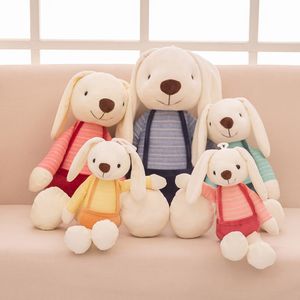 Adorable lapin en peluche de 40 cm de long, animal en peluche, poupées idéales pour la saint-valentin, cadeau de pâques