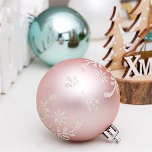 Adorehouse 30 stks Kerstballen 60mm Plastic Multi-Color Christmas Tree Ornaments Party Decoration Navidad Decor Jaar 211104