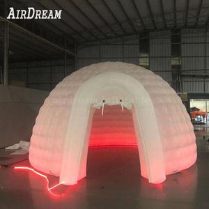 ADS 10m DIA (33 pies) Cambio de color Iluminación LED Domable Tienda de carpa iluminada Igloo Igloo Party Tent para exhibición