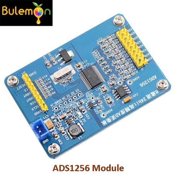 Livraison gratuite Module ADS1256 Module ADC AD 24 bits Carte d'acquisition de données ADC de haute précision Résistance d'entrée et résistance d'atténuation L41