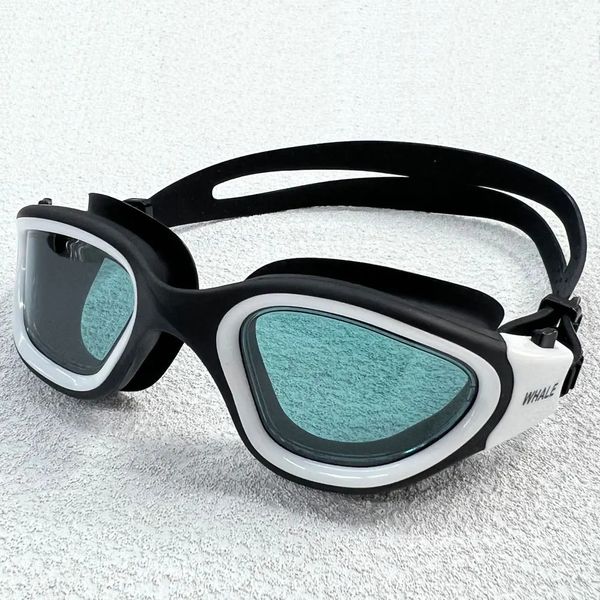 Adulte Anti-Fog UV Protection Lens Men Femmes Clean Lens Lens Swimmingles Goggles étanche Silicone Aliconcone Silicone Swimings in Pool 240415