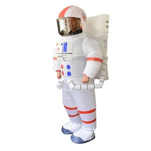Adulte Astronaute Costume Gonflable Unisexe Spaceman Chub-suit Costume Combinaison Cosplay Dessin Animé Divertissement En Plein Air Jouets En Plein Air 220713