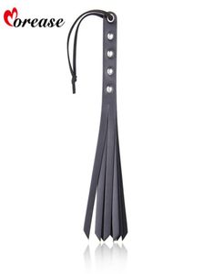 Adulte BDSM Game Fetish Sex Bondage Cuir Tail Spanking Paddle Whip Flogger Sex Toys for Couples Femmes Sexy Policy Knout Slave Y18736308