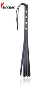 Adulte BDSM Game Fetish Sex Bondage Cuir Tail Spanking Paddle Whip Flogger Sex Toys for Couples Femmes Sexy Policy Knout Slave Y13732460