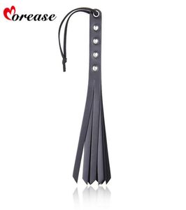Adulte BDSM Game Fetish Sex Bondage Cuir Tail Spanking Paddle Whip Flogger Sex Toys for Couples Femmes Sexy Policy Knout Slave Y1767441