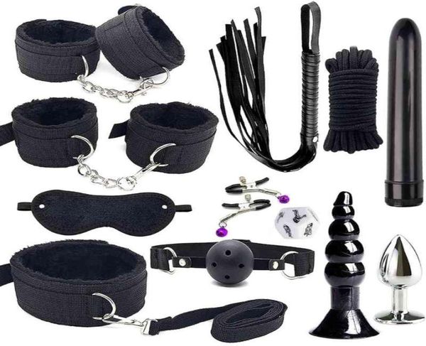 Jeu de lit pour adultes set en toute sécurité pour femmes pour hommes confortables romance romance bdsm kit jouet kit de jouet bandsollbolt whip 2107226413567