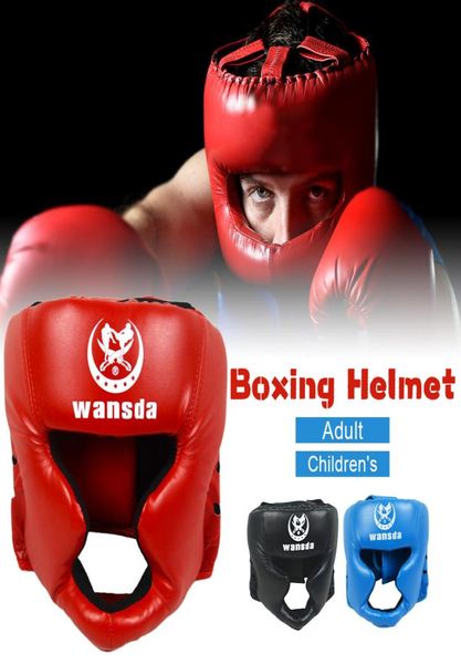 Entrenamiento de boxeo para adultos Estilo de equipo de protección Casco de agarre Muay Thai Fighting Head Guard8122505