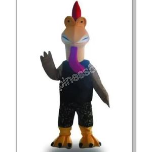 Adulte dessin animé grand grand dinde costume de mascotte déguisement animal sauvage vêtements Halloween défilé de noël costumes combinaison extérieure personnalisable