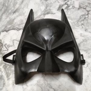 Masque Batman pour enfants et adultes, demi-masques de fête de Mardi Gras, décoration de Costume, thème de mascarade, noir, une taille pour la plupart