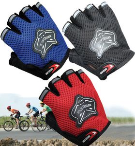 Guante de bicicleta para niños y adultos, guantes deportivos de ciclismo para exteriores, guantes de medio dedo Mesh3258032