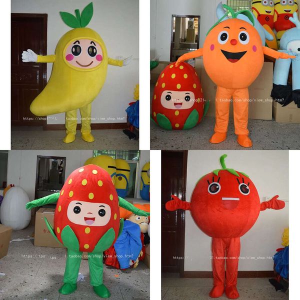 Vegetales de frutas personalizadas para adultos Chesut Strawberry Orange Mango Tomate Tomato de granada Mascota Caderas para fiesta