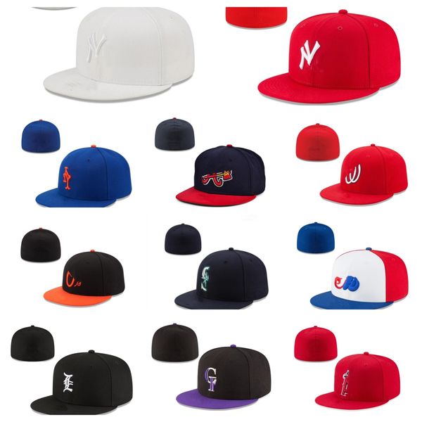 Chapeaux ajustés de concepteur pour adultes Baseball Snapbacks Fit Chapeau plat Toute l'équipe Logo Broderie réglable Casquettes de basket-ball Sports de plein air Hip Hop Pêcheur Bonnets Casquette en maille