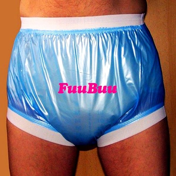 Couches pour adultes Couches FUUBUU2207-Blue-XL-1PCS Pantalon élastique largeLe vieil homme des couchesShorts imperméablesProduits pour incontinence 230714