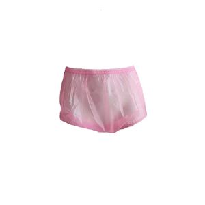 Pañales para adultos Pañales Langkee Haian Pañales de plástico para incontinencia para adultos Pantalones ABDL PVC 3 piezas Color rosa 231020