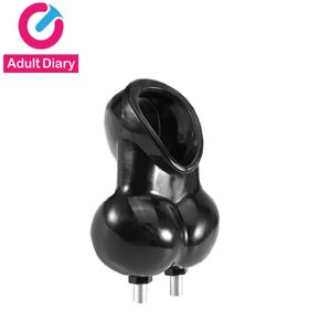 Journal adulte Electro Male Scrotum Penis Sleeve Cock Ring Penis Ring Cage Ball Saget Toys for Men Delay Cockring Y1892804770147