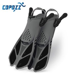 Volwassen duikvoet Beginner snorkels vinnen verstelbare zwemwater sportuitrusting draagbare duikflippers kind 230203 112