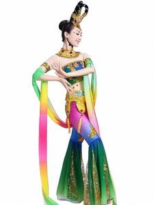 Volwassen Dunhuang Dancing Dr. Changji Mo Prestaties Kostuum Elegante Klassieke Dansvoorstelling Slijtage I0Ei #