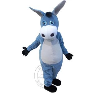Costume de mascotte d'âne de Bourriquet adulte vêtements de performance de carnaval Costume de mascotte d'anime