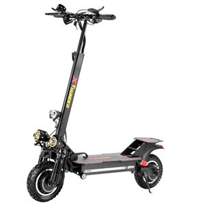 Volwassen electrcooter vouw e scooter dubbele moto krachtige elektrische scooter off-road snelheid 60 km/h 10 inch