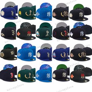 Caps de baseball brodés adultes Hip Hop Hip Hop Orras Ajustement Sport Full Ferme Design Stitch Heart Hustle Flowers Sun Outdoor Hats (7-8 Taille)
