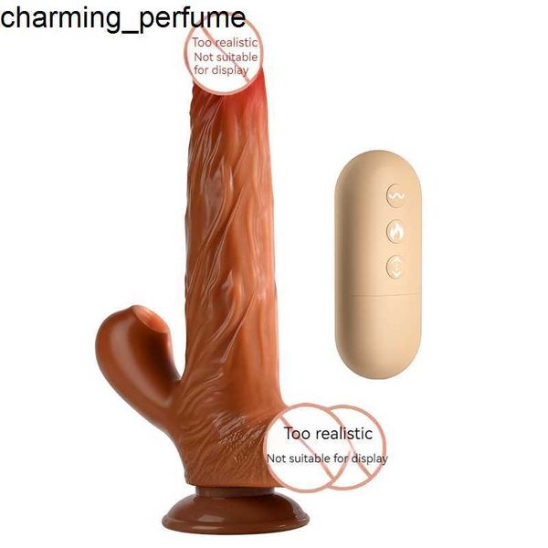 Jouet sensuel du vagin de chair de chair adulte avec vibrateur de mode de poussée chaude en silicium et TPE pour la masturbation femelle
