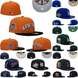 Volwassen hoeden Ready Stock All Team Logo Snapbacks volwassen platte piek voor unisex-stijl vol gesloten gepaste caps casual maat 7-8