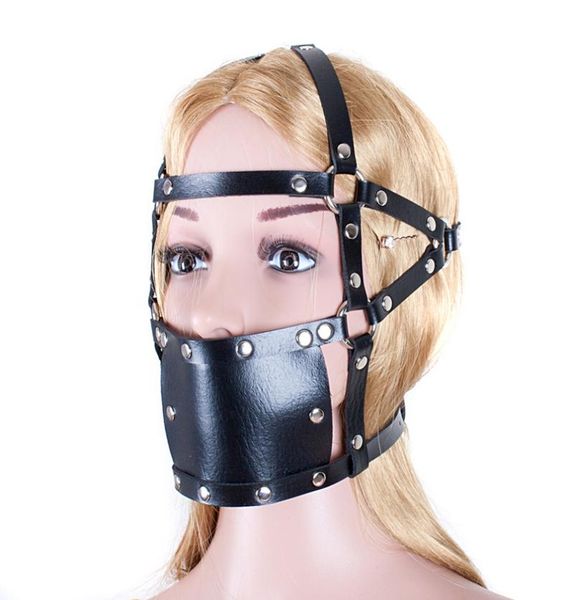 Diversión para adultos Red Fortalecer Máscara Malla Boca Bola Fetiche Restricción Sexo Bondage Ball Gag Fantasía Sexo Boca Máscara Cosplay Arnés Gags4286402