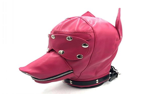 Jeux pour adultes cosplay cheval couvre-chef en cuir bondage bdsm fétiche esclave bandeau masque casquette appuie-tête capuche sex toys produits 0099744646