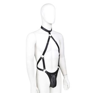 Volwassen games cosplay lederen kleding sexy broek bdsm bondage beperkingen slaven fetisj erotisch seksspeeltjes voor mannen ondergoed lingerie