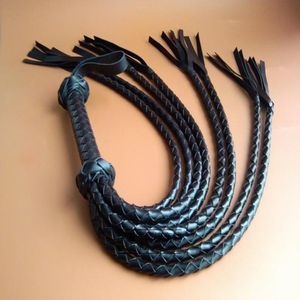 Juegos para adultos Flirt tools Slave Ddsm Fetish Sex Toys Flogger Leather Whip Spank Cosplay Sexo Whips para hombres y mujeres