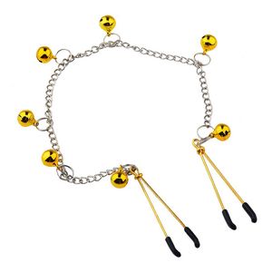 Volwassen games Metal Nipple -klemmen met ketting BDSM Breast Bondage Restraint Sex Toy voor vrouwenpaar Speelspel Beste kwaliteit