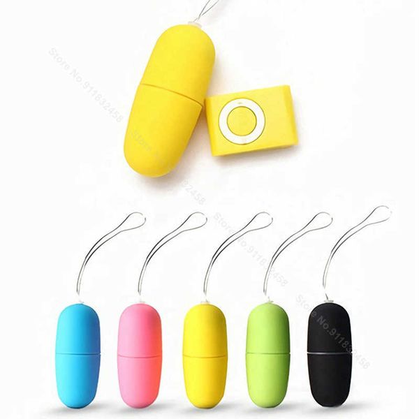 Jeux pour adultes Femmes Vibrant Jump Egg Sans fil MP3 Télécommande Multi-vitesse Vibrateur Sex Toys Pour Femmes Sex Product Shop P0818