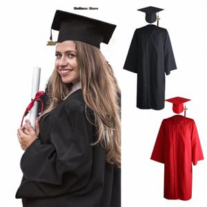 Robe de diplômé pour adultes, casquette, uniforme scolaire de roman, unisexe, ensemble de Costume de Cosplay pour fille, Costume de cérémonie d'université, X202 #, 2024